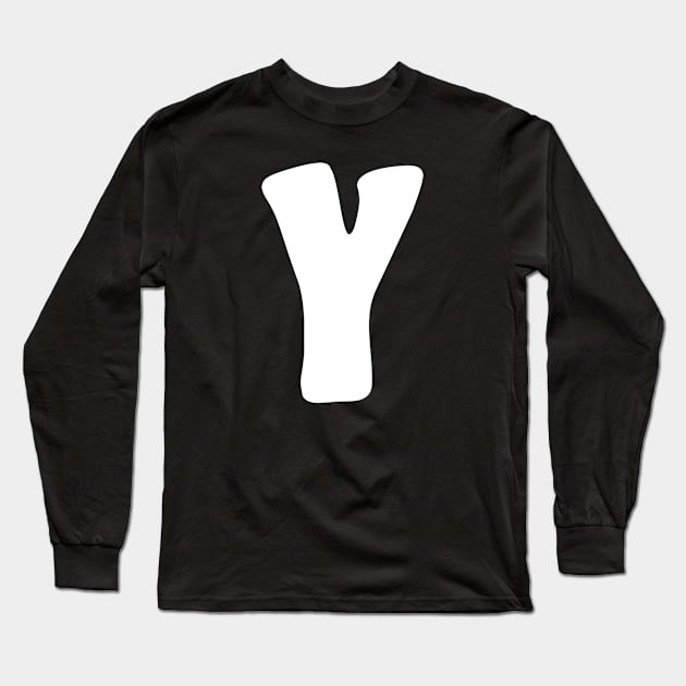 Letter Y Long Sleeve T-Shirt by Xtian Dela ✅